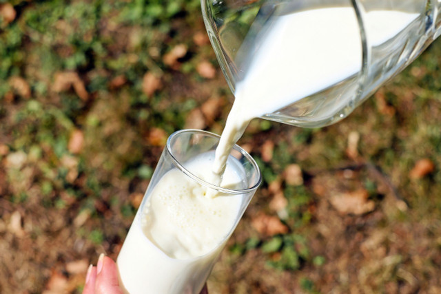Reduce your waste and always check milk before pouring it down the drain once it's past its use by date.