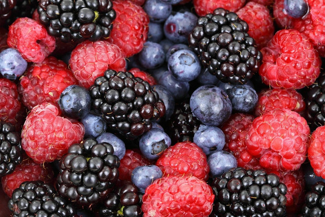 Local, organic berries would make a great addition to the tofu cheesecake.