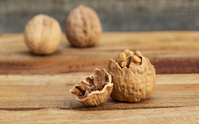 Walnuts help care for healthy skin, hair, and nails