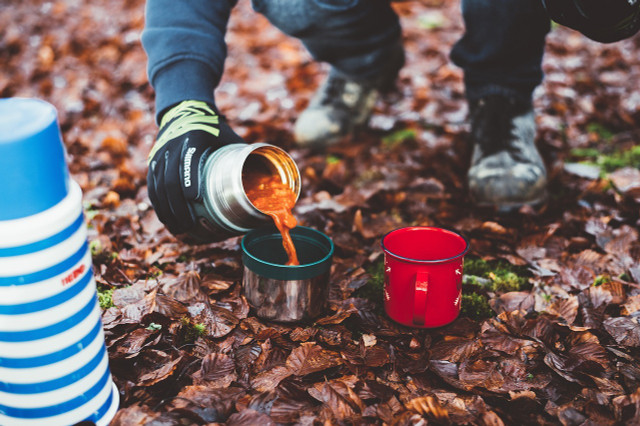 Pack your famous homemade soup for a rainy day hike. 