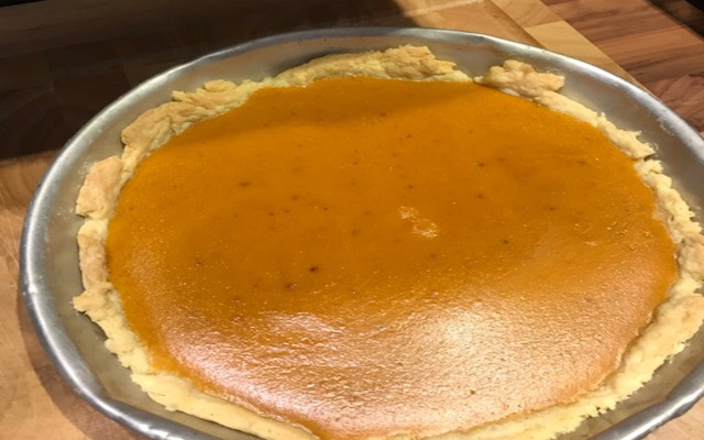 You can freeze pumpkin pie whole. 