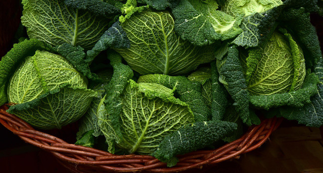 Cabbages, like the savoy cabbage, are high in nutrition and low in environmental impact.