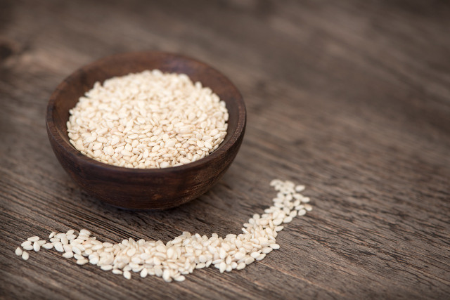 Tahini is a paste made from sesame seeds.