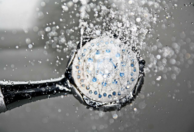 Having a steamy shower will help to rehydrate your skin.