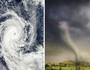 difference between a tornado and a hurricane