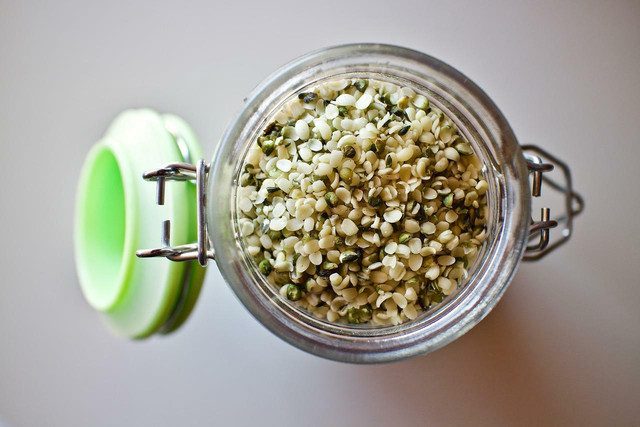 Powdered hemp seeds make an ideal parmesan substitute.