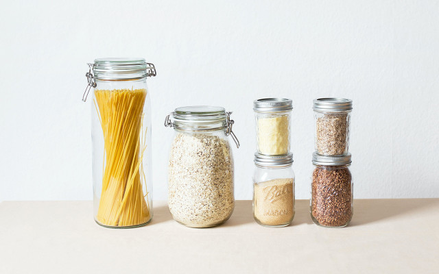 Precycling tips reusable glass jars