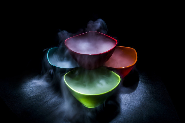 Dry ice can freeze-dry candy in 24 hours.