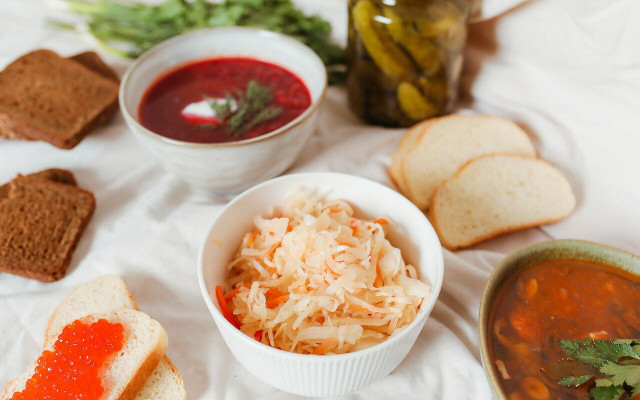 Serve a sauerkraut salad alongside soups and sandwiches, or enjoy it on its own. 