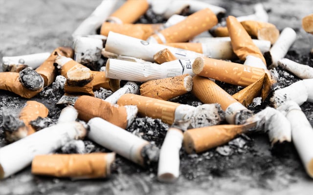 Cigarette butts are toxic waste. They need to be disposed of properly.
