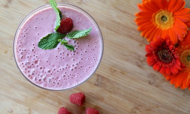 You can use thawed almond milk in a smoothie. 