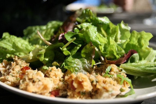 This vegan southwestern salad will provide you with extra energy to finish your hike strong. 