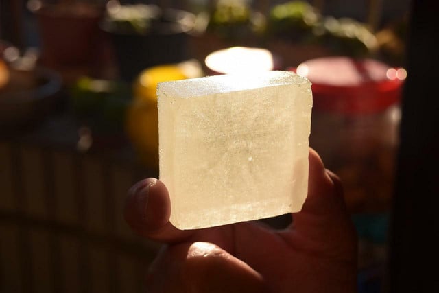 When making glycerin from vegetable oil, you are at the same time producing homemade soap.