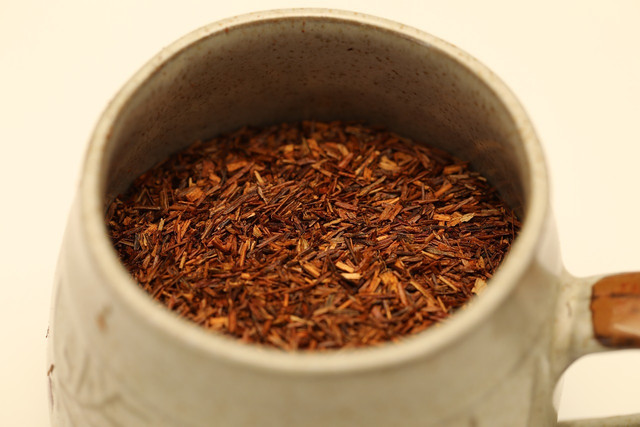 A calming coffee substitute: Rooibos tea has an unmistakeably sweet, caramel-like flavor.