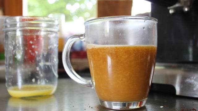 Orange juice espresso
