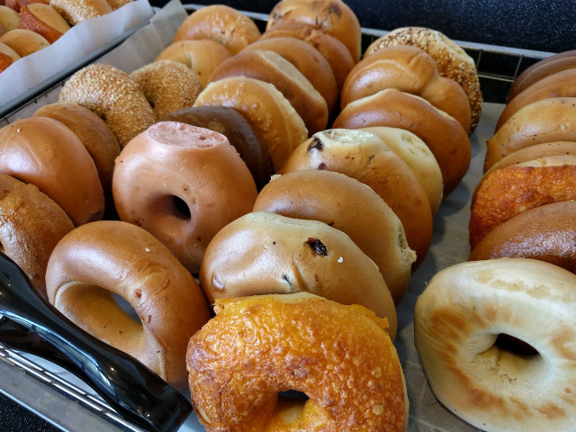Refrigerated bagels will go stale faster.