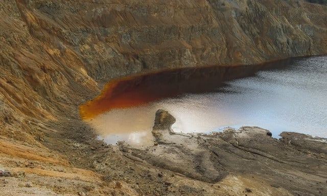 Acid mine drainage is very damaging to wildlife.