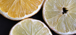candied lemon slices