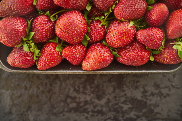 A vinegar wash will help keep bacteria and mold from forming on your strawberries.