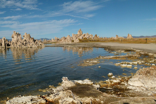 Mono Lake, California is a highly alkaline body of water. 