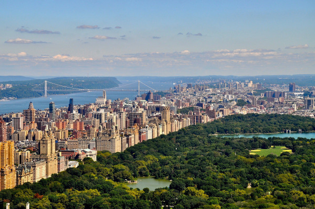 Central Park in NYC is one of the world's best-known urban green spaces.