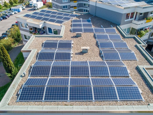 Solar panels may help us to achieve net zero.