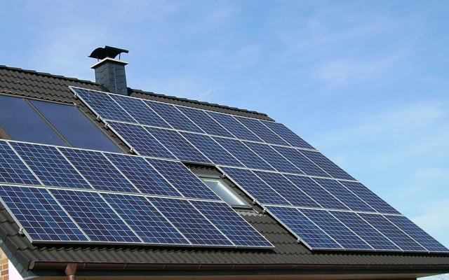 Green energy solar panel array