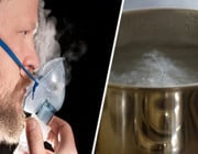 steam inhalation for colds and coughs