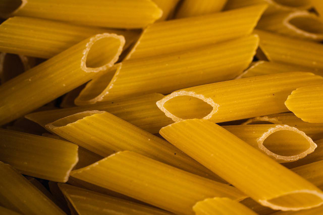 Penne pasta poses less of a choking hazard for little ones. 