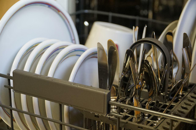 Natural cleaners won't damage any of the surfaces inside your dishwasher.