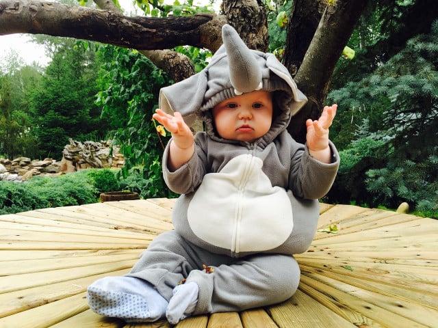 Loose, long-sleeved garments with hoods or hats are recommended to keep your baby cool and prevent sunburn.