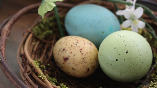 Natural Easter egg dye recipe from scratch colored eggs