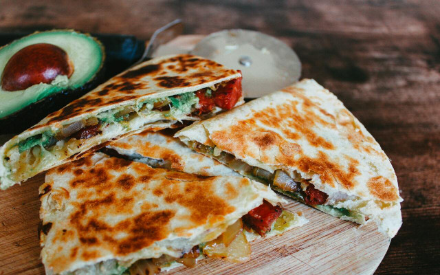 Quesadillas are a popular lunch box menu item because kids love them. 