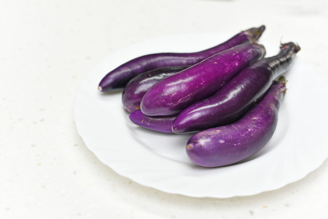 You can eat eggplant skins – they're especially tasty when pickled.