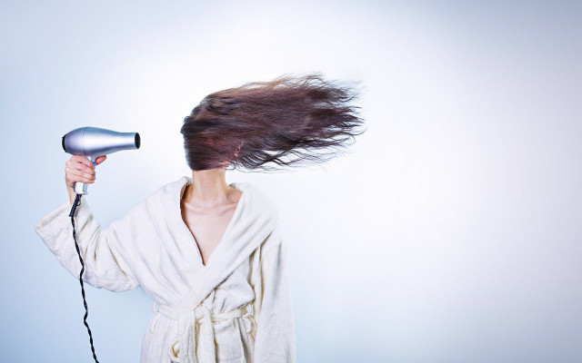 Protect your hair by air-drying it.