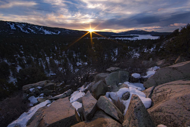 Check out Lookout Point, one of the longer Big Bear hiking trails.