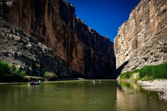Go kayaking along the Rio Grande in Big Bend Ranch State Park.