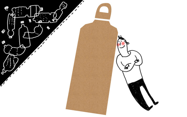 Green sustainable choices water bottle Green sustainable choices water bottle