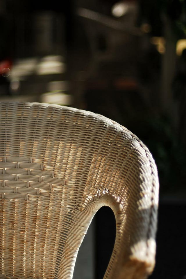 It's easy to maintain rattan furniture.