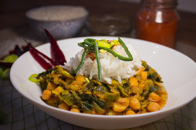 Get the spices flowing in your vegan curry. 