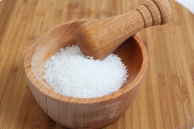 Use non-iodized salt to make saline drops.