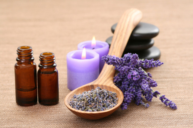 Lavender essential oil helps reduce the redness of mosquito bites.