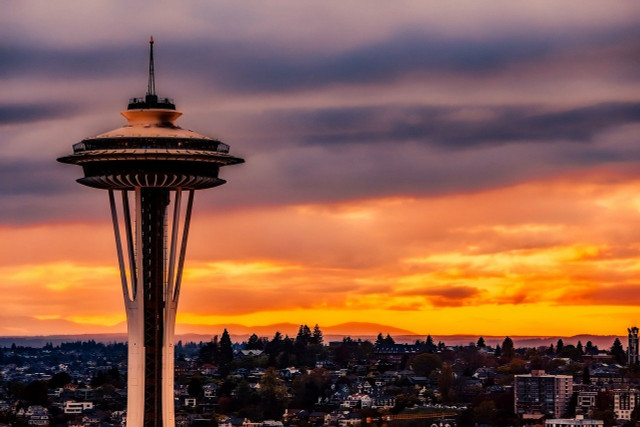 Don't miss a visit to the Space Needle in Seattle, WA.
