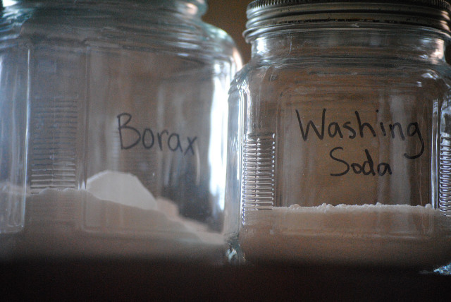 When kept in airtight containers, ingredients for homemade laundry detergent can last for ages!