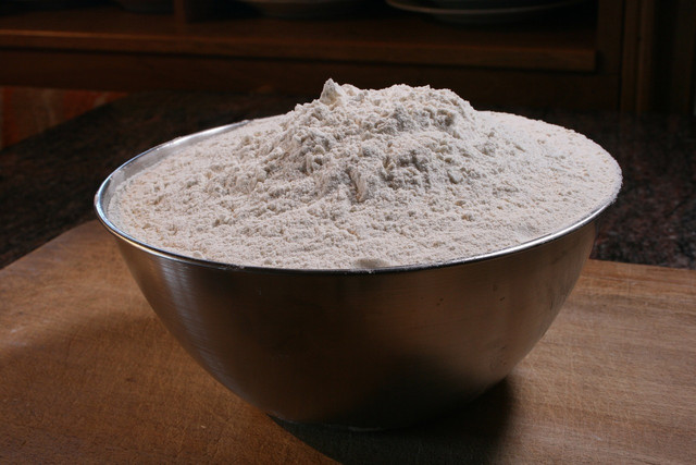 All-purpose flour can replace almond meal in baking.
