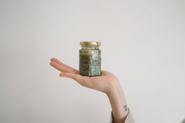 Green seeds make green pumpkin seed butter.