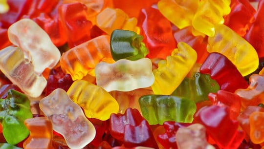 Homemade gummy bears
