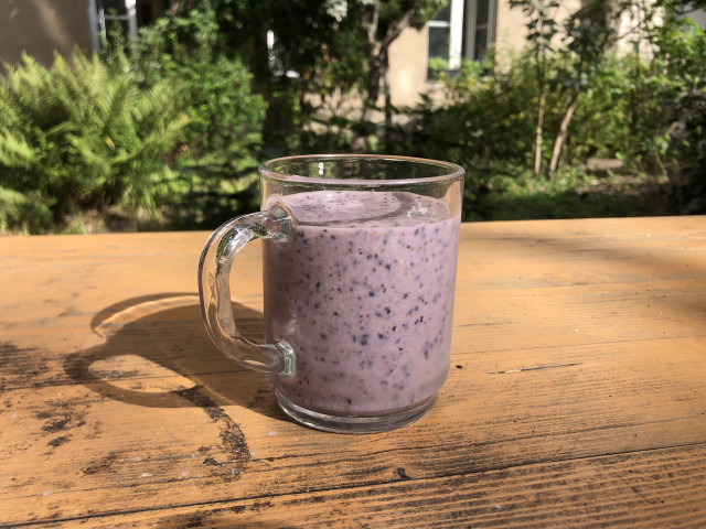 This smoothie is a great way to incorporate some more protein into your life.