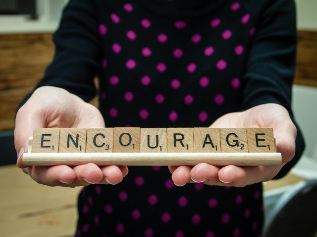 When giving encouragement to someone, whether via text or in-person, try to avoid giving unasked for advice.