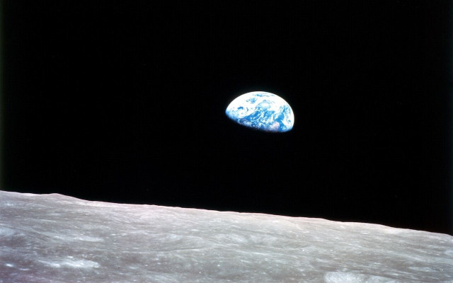 Another piece of environmentalism history is the capturing of "Earthrise" from space. 